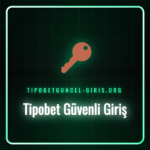 Tipobet güvenli giriş ekranını gösteren bir dizüstü bilgisayar.