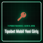Akıllı telefonda Tipobet mobil yeni giriş ekranını gösteren el.