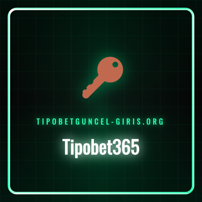 Tipobet365 platformunun ana sayfa arayüzü ve oyun seçenekleri